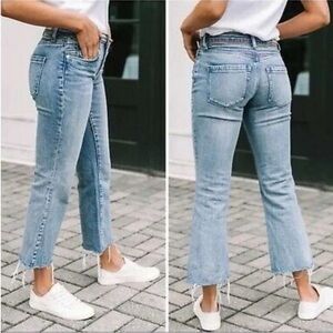 NWT Blank NYC The Verick Kick Flare ankle jeans rainbow embroidered size 25